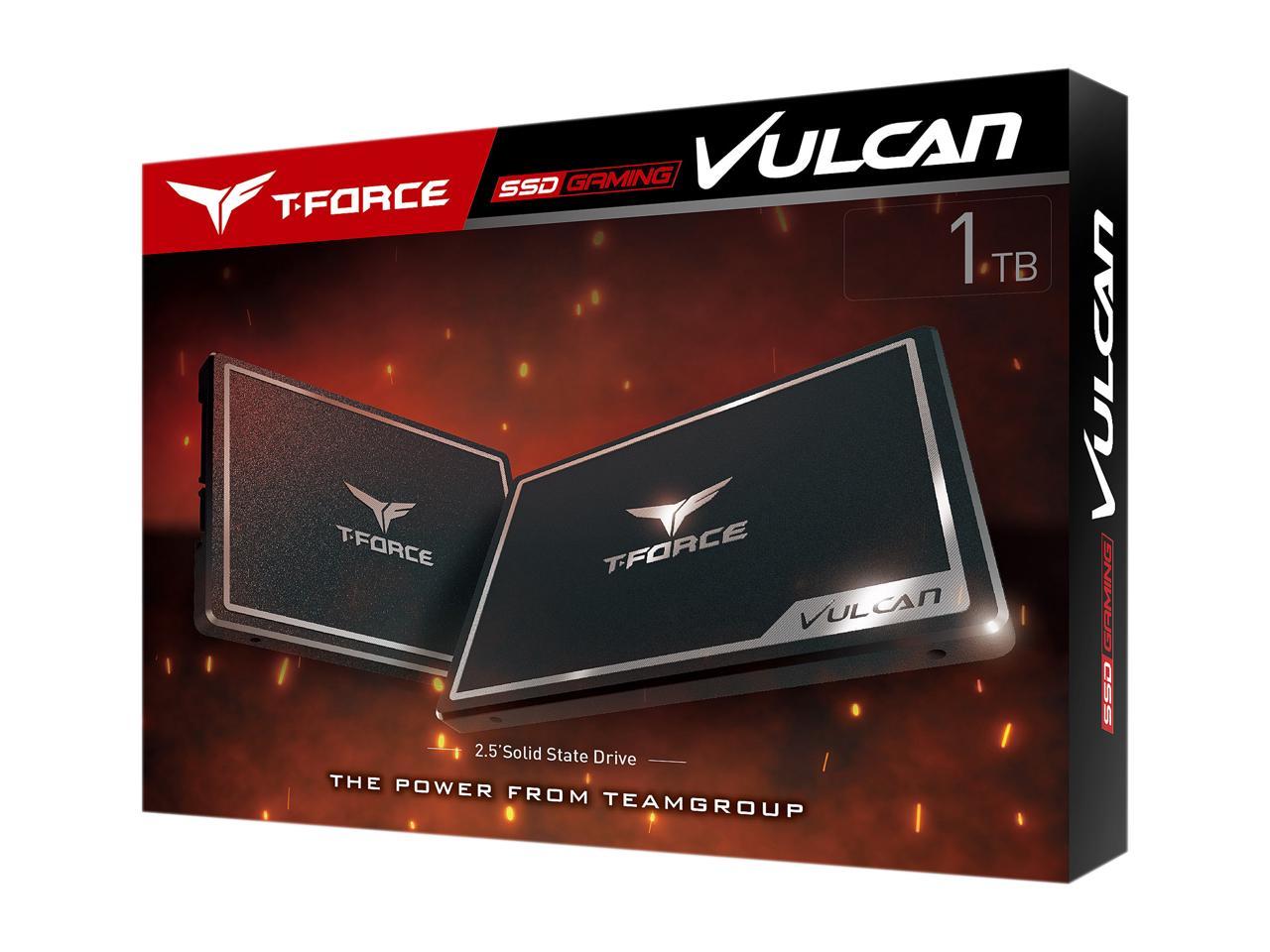 Team T-Force VULCAN 2.5" 1TB SATA III 3D NAND Internal Solid State Drive (SSD) T253TV001T3C301