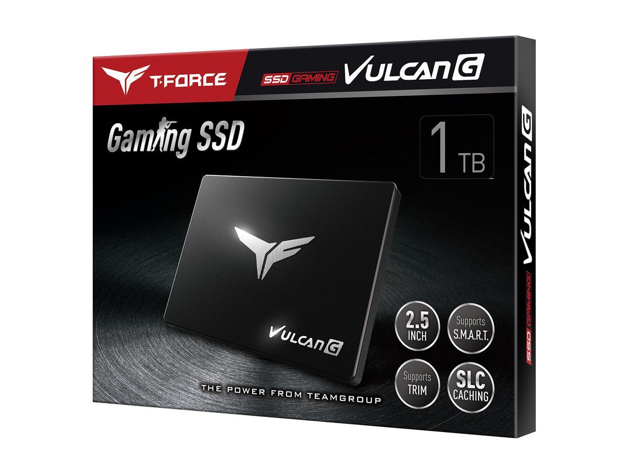 Team T-FORCE VULCAN G 2.5" 1TB SATA III 3D NAND Internal Solid State Drive (SSD) T253TG001T3C301
