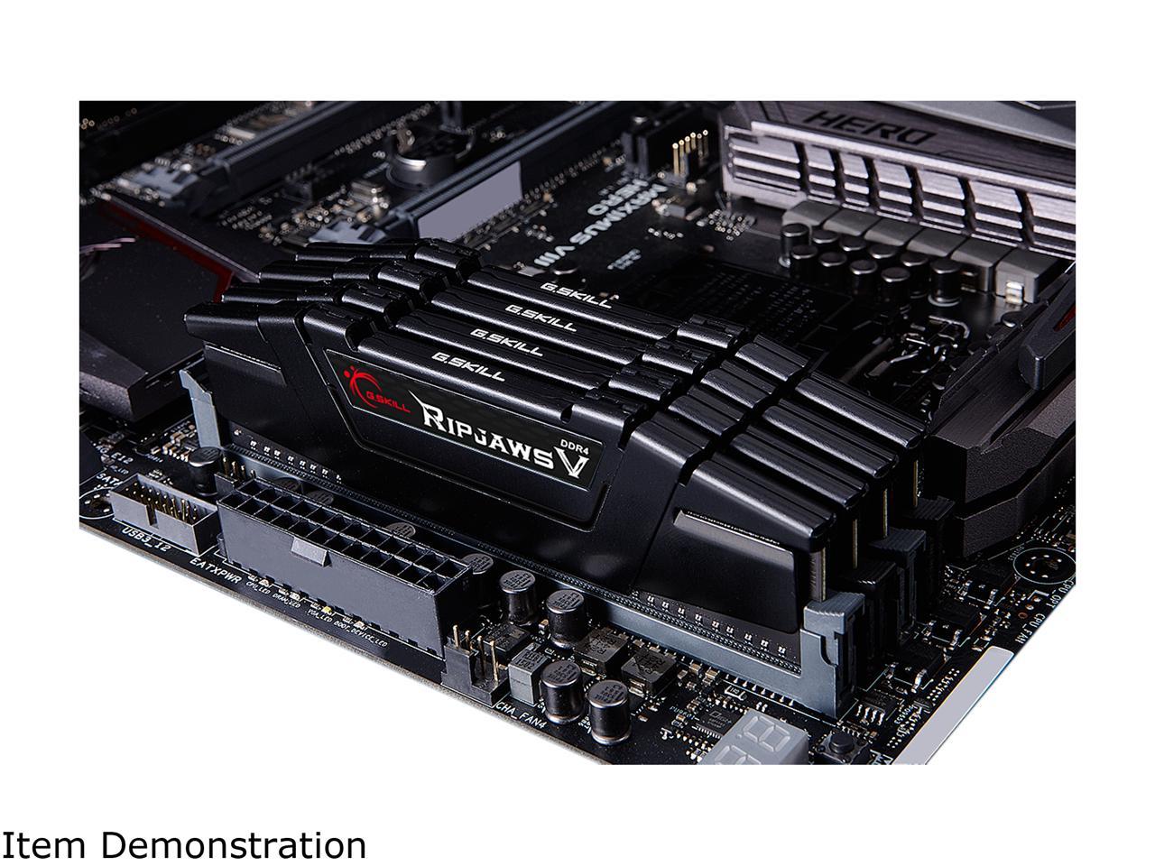 G.SKILL Ripjaws V Series 16GB (2 x 8GB) 288-Pin DDR4 SDRAM DDR4 4000 (PC4 32000) Intel XMP 2.0 Desktop Memory Model F4-4000C17D-16GVKB