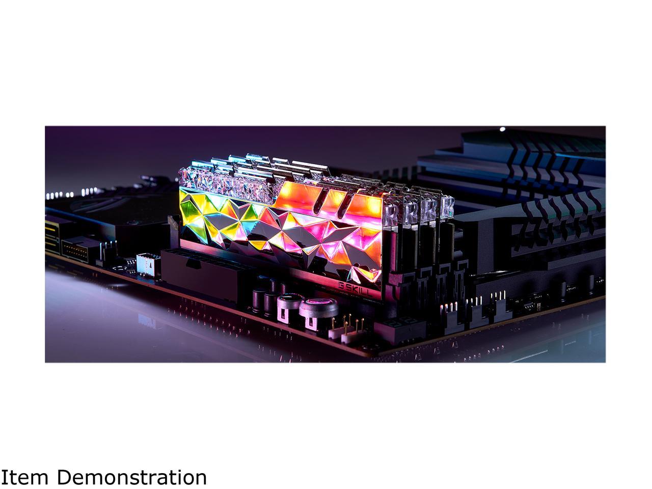 G.SKILL Trident Z Royal Elite Series 64GB (4 x 16GB) 288-Pin PC RAM DDR4 3600 (PC4 28800) Desktop Memory Model F4-3600C14Q-64GTESA