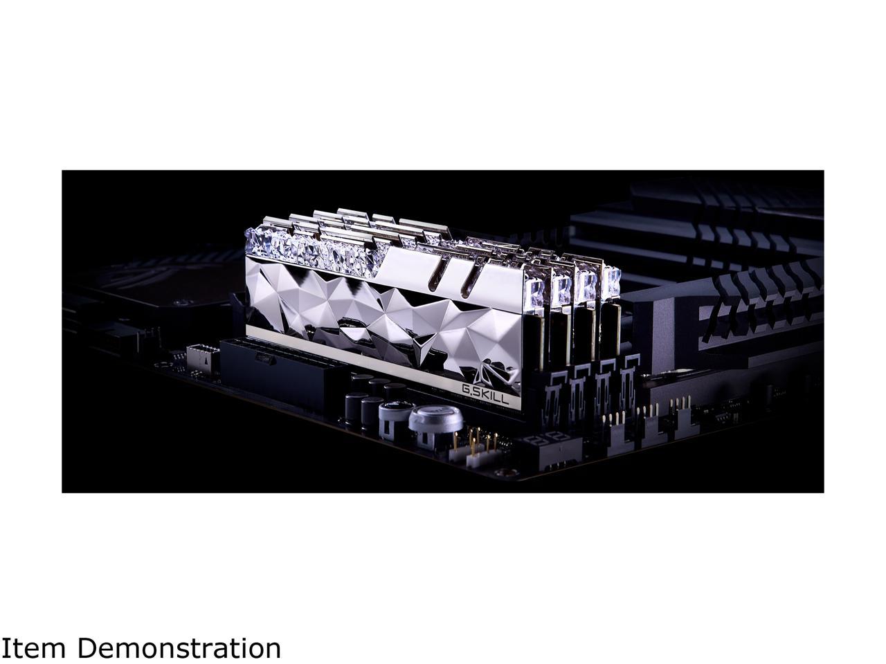 G.SKILL Trident Z Royal Elite Series 32GB (4 x 8GB) 288-Pin PC RAM DDR4 3600 (PC4 28800) Intel XMP 2.0 Desktop Memory Model F4-3600C16Q-32GTESC