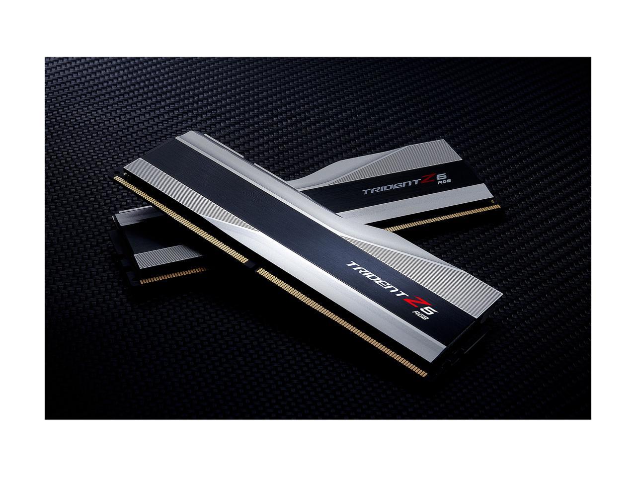 G.SKILL Trident Z5 RGB Series 32GB (2 x 16GB) 288-Pin PC RAM DDR5 6000 Intel XMP 3.0 Desktop Memory Model F5-6000J3040F16GX2-TZ5RS