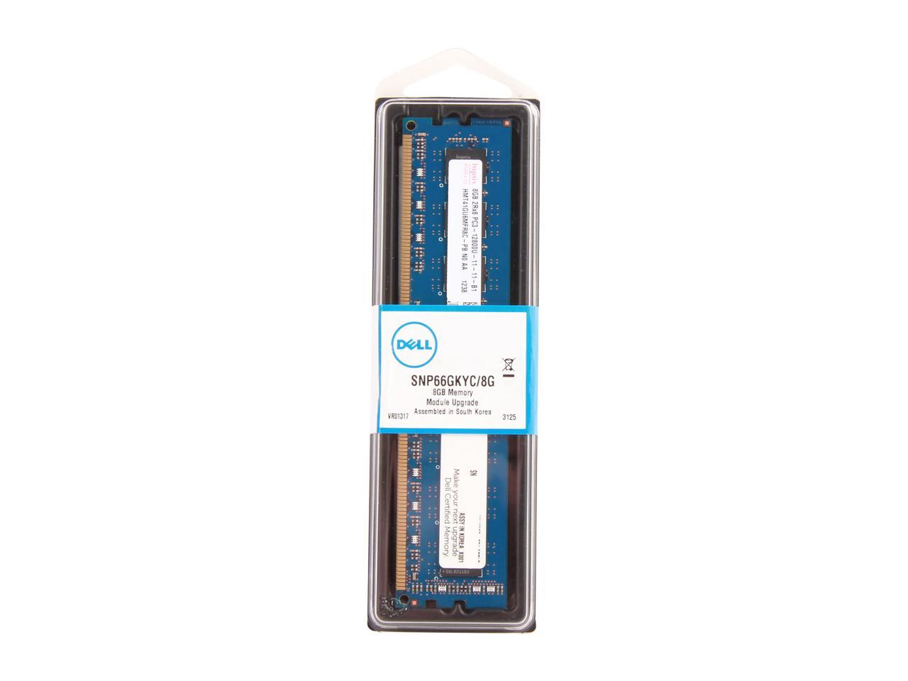 Dell 8GB 240-Pin DDR3 SDRAM Unbuffered DDR3 1600 (PC3 12800) System Specific Memory Model SNP66GKYC/8G