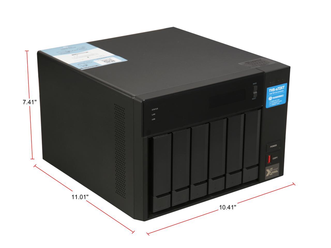 QNAP TVS-672XT-i3-8G-US Network Storage