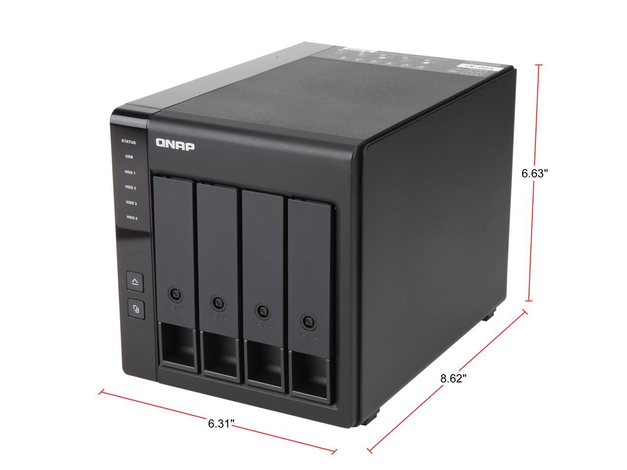 QNAP TR-004-US 4-Bay USB 3.0 Type-C (5Gbps) Hardware RAID Expansion Enclosure / DAS