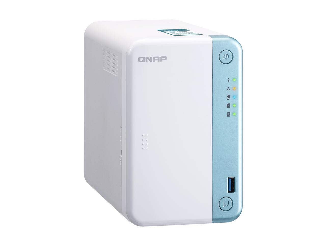 QNAP TS-251D-2G-US Diskless System Network Storage
