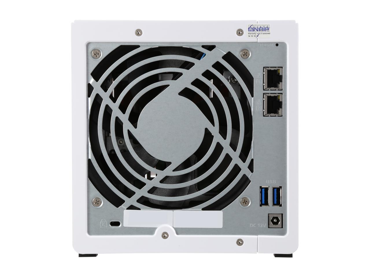 Qnap TS-431P-US 4-Bay Personal Cloud NAS, ARM Cortex A15 1.7 GHz Dual Core, 1GB RAM