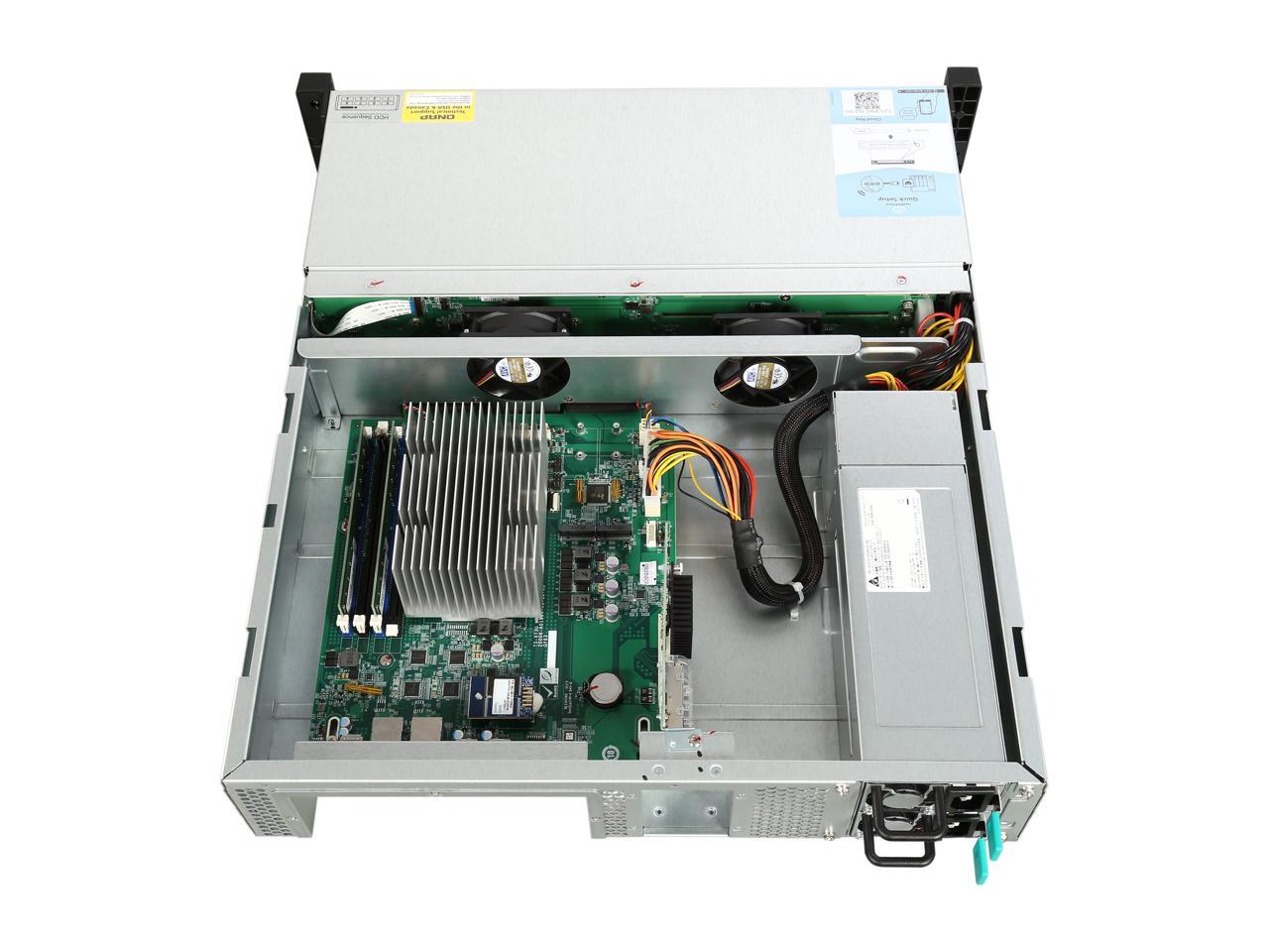 QNAP TS-873U-RP-16G-US 2U 8-Bay NAS/iSCSI IP-SAN, 10GbE, Redundant PSU