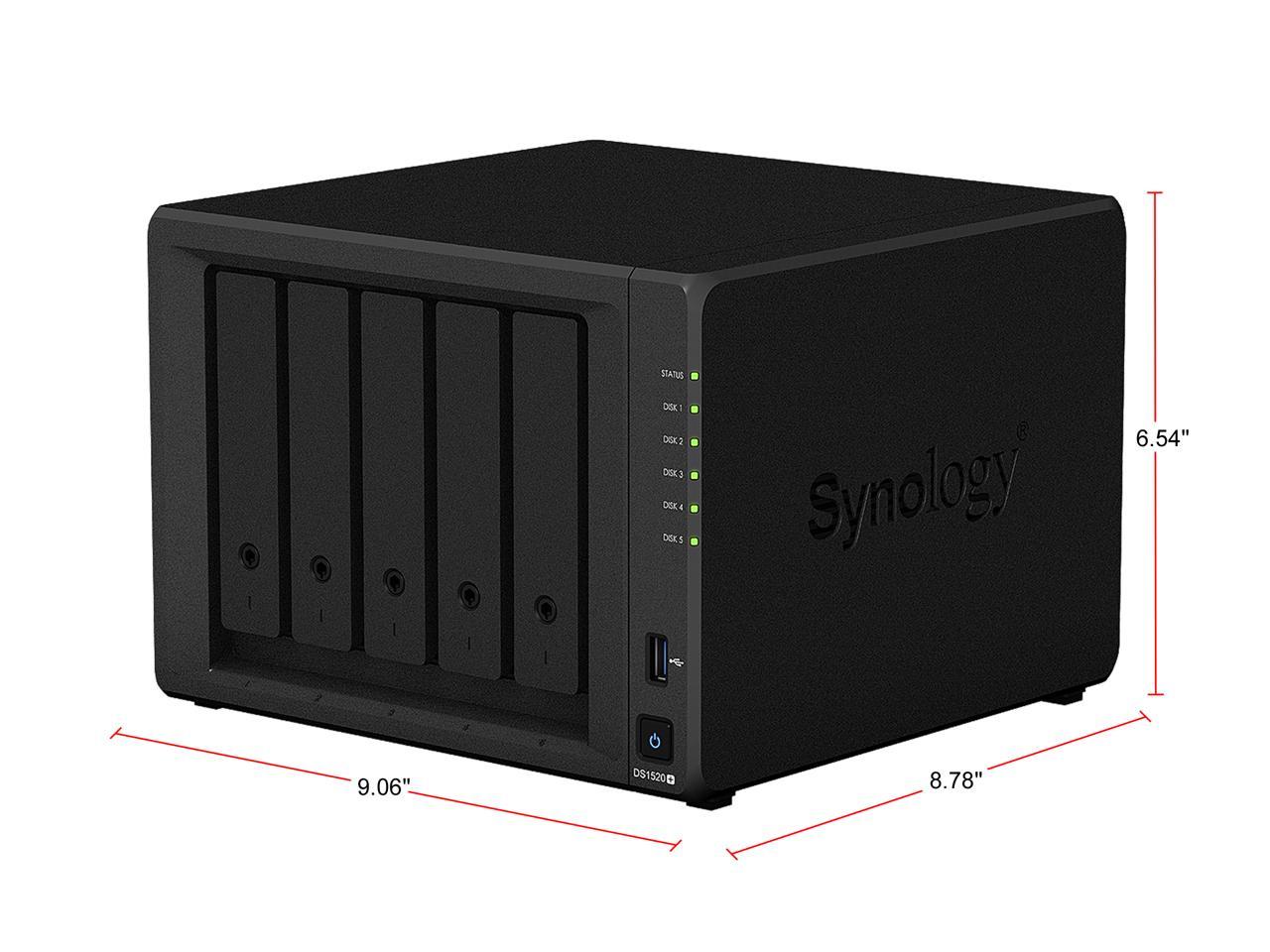 Synology 5-bay NAS DiskStation DS1520+ (Diskless)