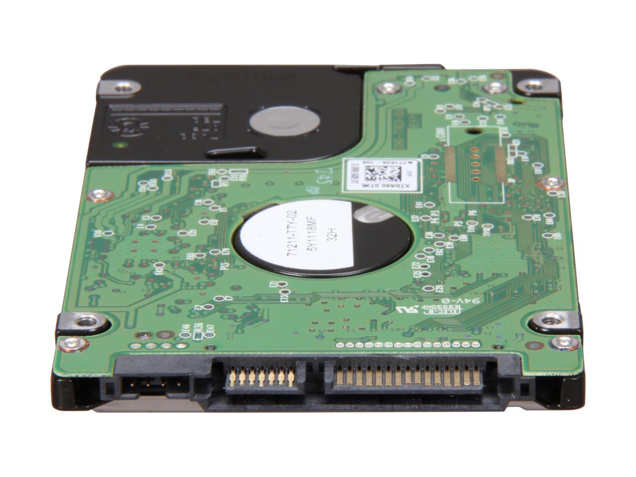 Western Digital Scorpio Black wd5000bpkt 500GB 7200 RPM 16MB Cache SATA 3.0Gb/s 2.5" Internal Notebook Hard Drive Bare Drive