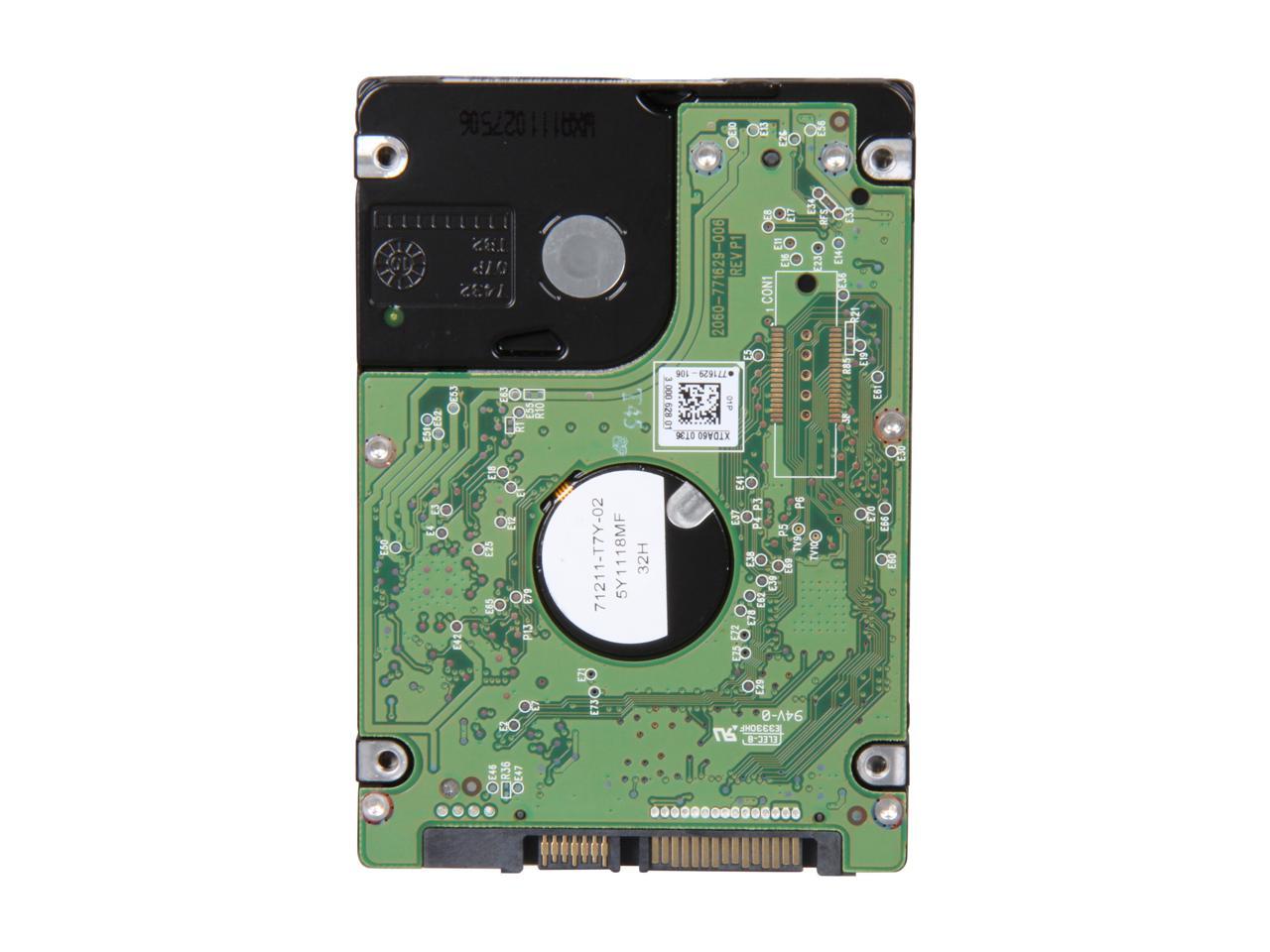 Western Digital Scorpio Black wd5000bpkt 500GB 7200 RPM 16MB Cache SATA 3.0Gb/s 2.5" Internal Notebook Hard Drive Bare Drive