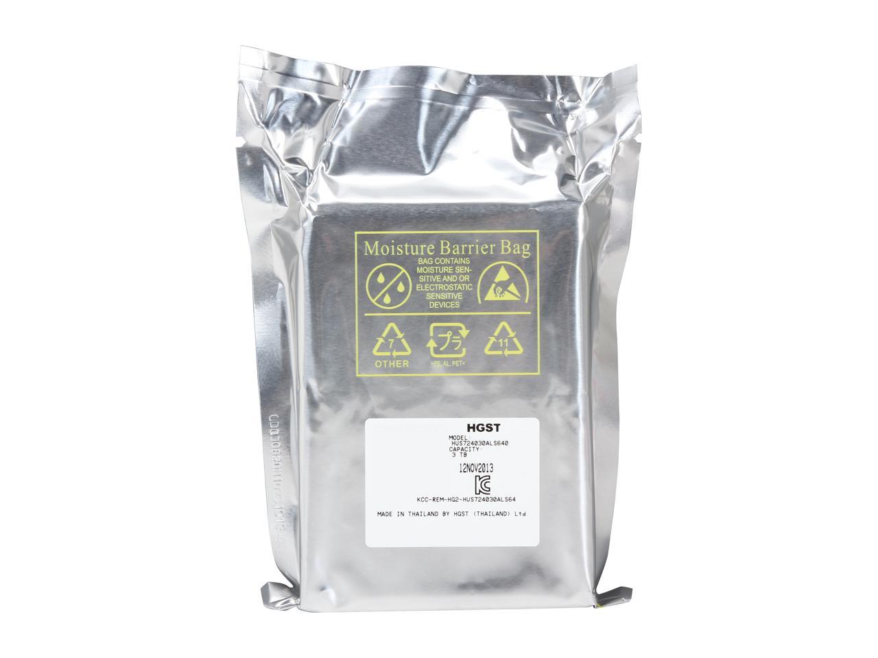 HGST Ultrastar 7K4000 HUS724030ALS640 (0B26886) 3TB 7200 RPM 64MB Cache SAS 6Gb/s 3.5" Enterprise Hard Drive