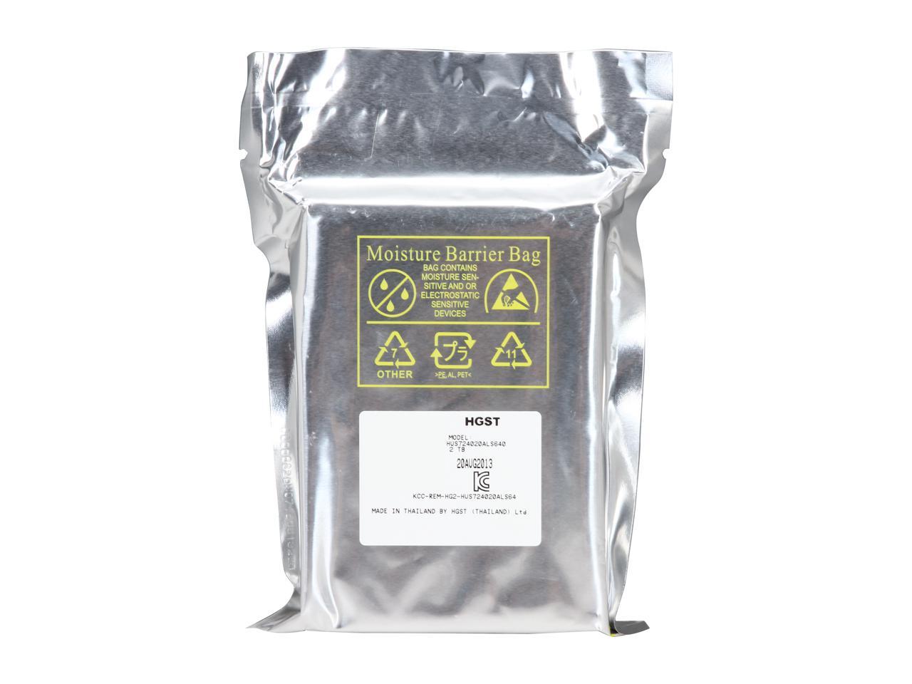 HGST Ultrastar 7K4000 HUS724020ALS640 (0B26887) 2TB 7200 RPM 64MB Cache SAS 6Gb/s 3.5" Enterprise Hard Drive Bare Drive