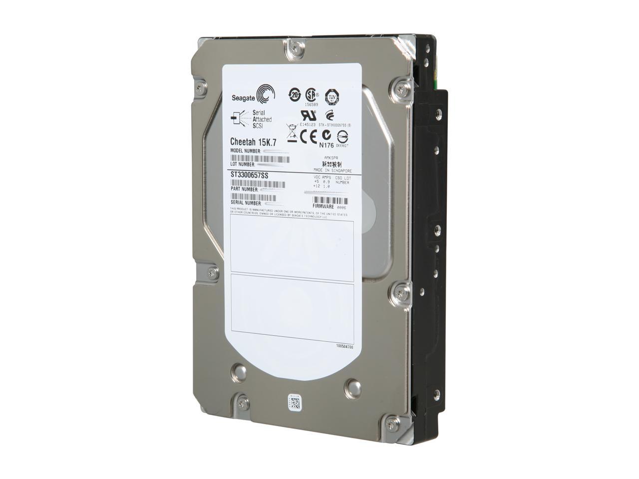 Seagate Cheetah 15K.7 ST3300657SS 300GB 15000 RPM 16MB Cache SAS 6Gb/s 3.5" Internal Hard Drive