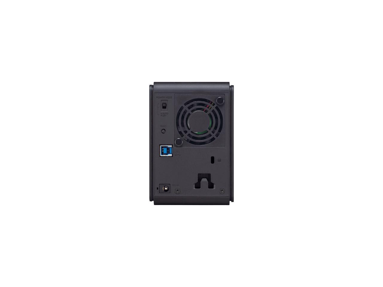 BUFFALO DriveStation Duo 8TB (2 x 4 TB) USB 3.0 High Performance RAID Array with Optimized Hard Drives HD-WH8TU3R1 Black