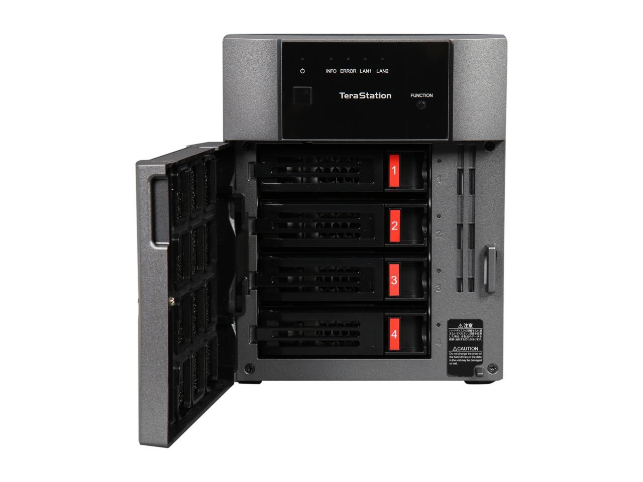 Buffalo TeraStation 3410DN Desktop 8 TB NAS Hard Drives Included