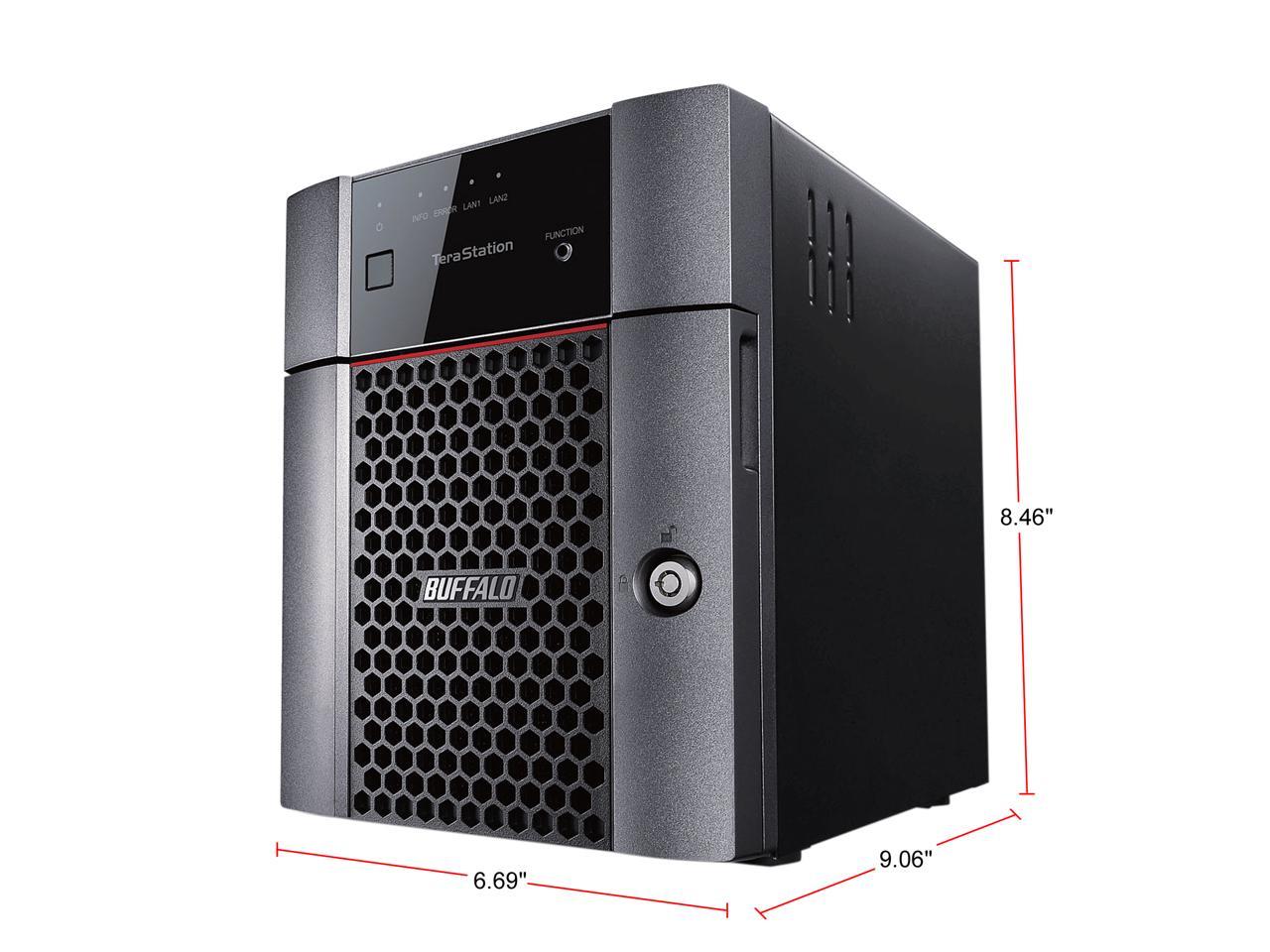 Buffalo TeraStation 3410DN Desktop 4TB NAS Hard Drives Included (2 x 2TB, 4-bay)