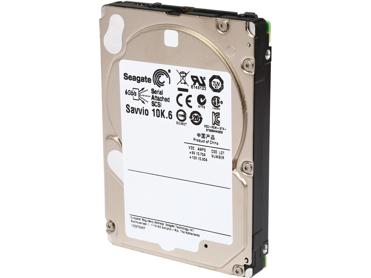 Seagate ST300MM0006 300GB 10000 RPM SAS 6Gb/s 2.5" Savvio 10K.6 Hard Drive