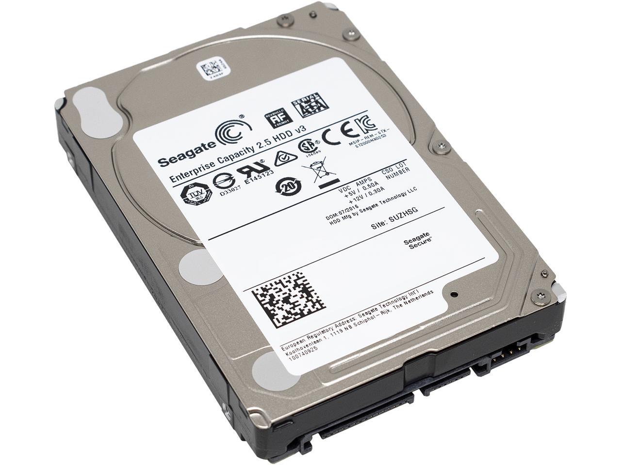 Seagate Exos 7E2000 2TB 512e SATA 6Gb/s 7200 RPM 2.5-Inch Enterprise Hard Drive (ST2000NX0253)