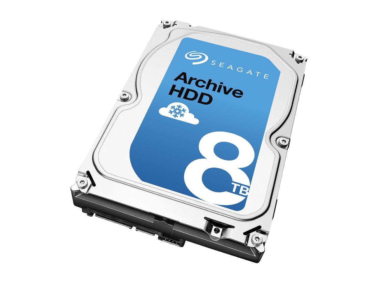 Seagate Archive HDD v2 ST8000AS0002 8TB 5900 RPM 128MB Cache SATA 6.0Gb/s 3.5" Internal Hard Drive Bare Drive