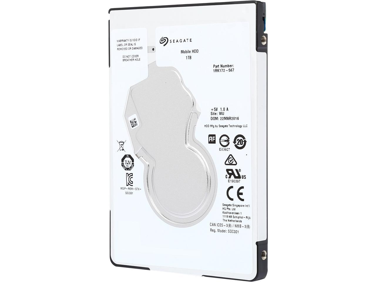 Seagate ST1000LM035 1TB 128MB Cache SATA 6.0Gb/s 2.5" Internal Notebook Hard Drive