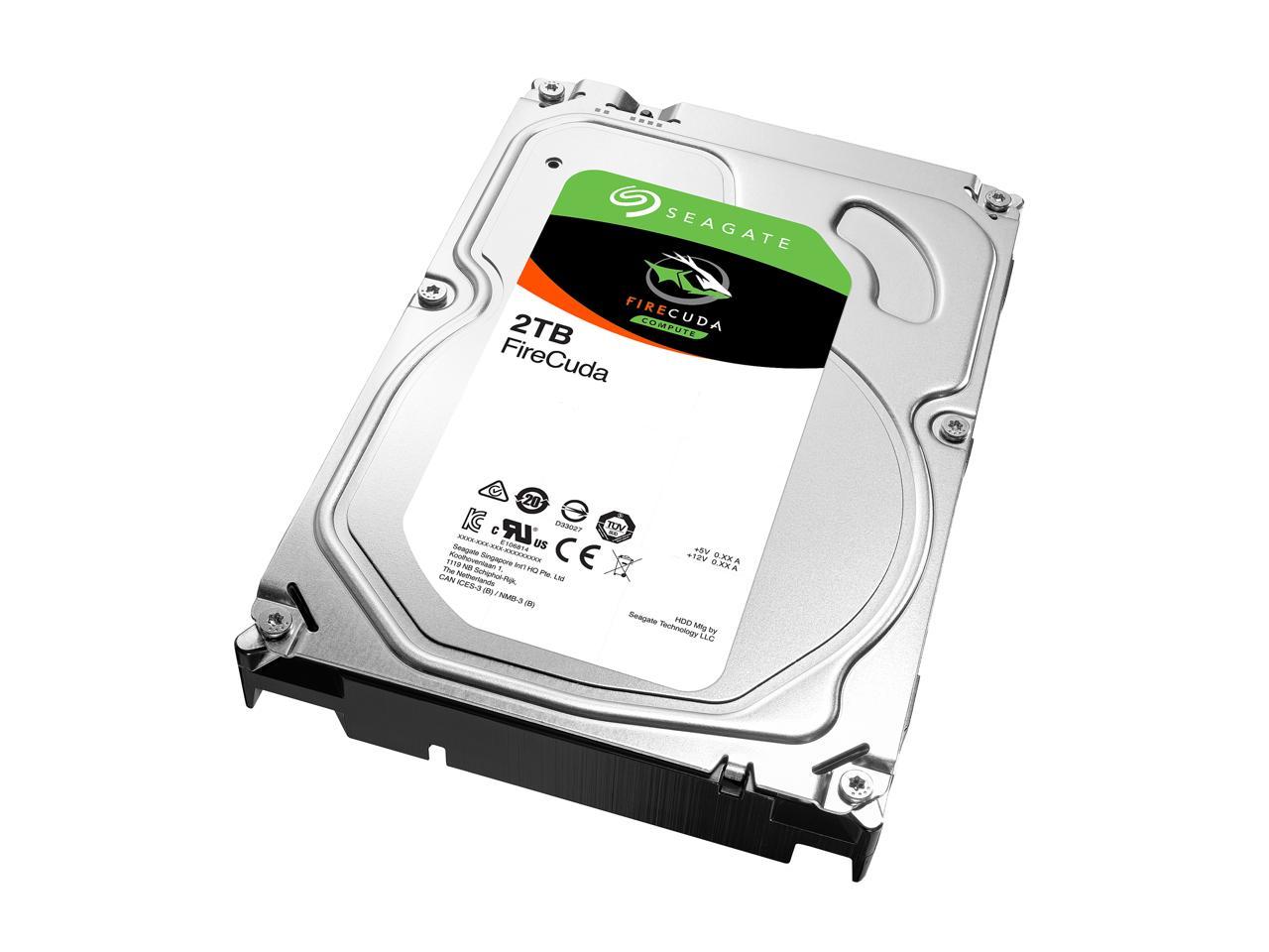 Seagate FireCuda Gaming SSHD 2TB 7200 RPM 64MB Cache SATA 6.0Gb/s 3.5" Internal Hard Drive ST2000DX002