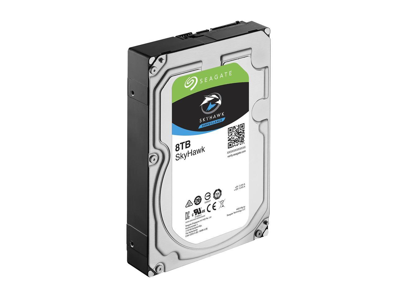 Seagate SkyHawk 8TB Surveillance Hard Drive 256MB Cache SATA 6.0Gb/s 3.5" Internal Hard Drive ST8000VX0022