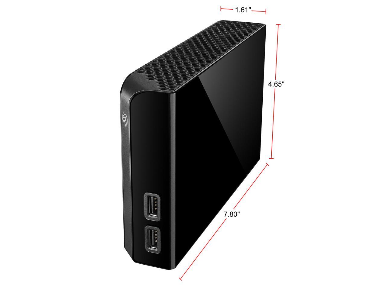 Seagate Backup Plus Hub 4TB USB 3.0 Desktop External Hard Drive STEL4000100 Black
