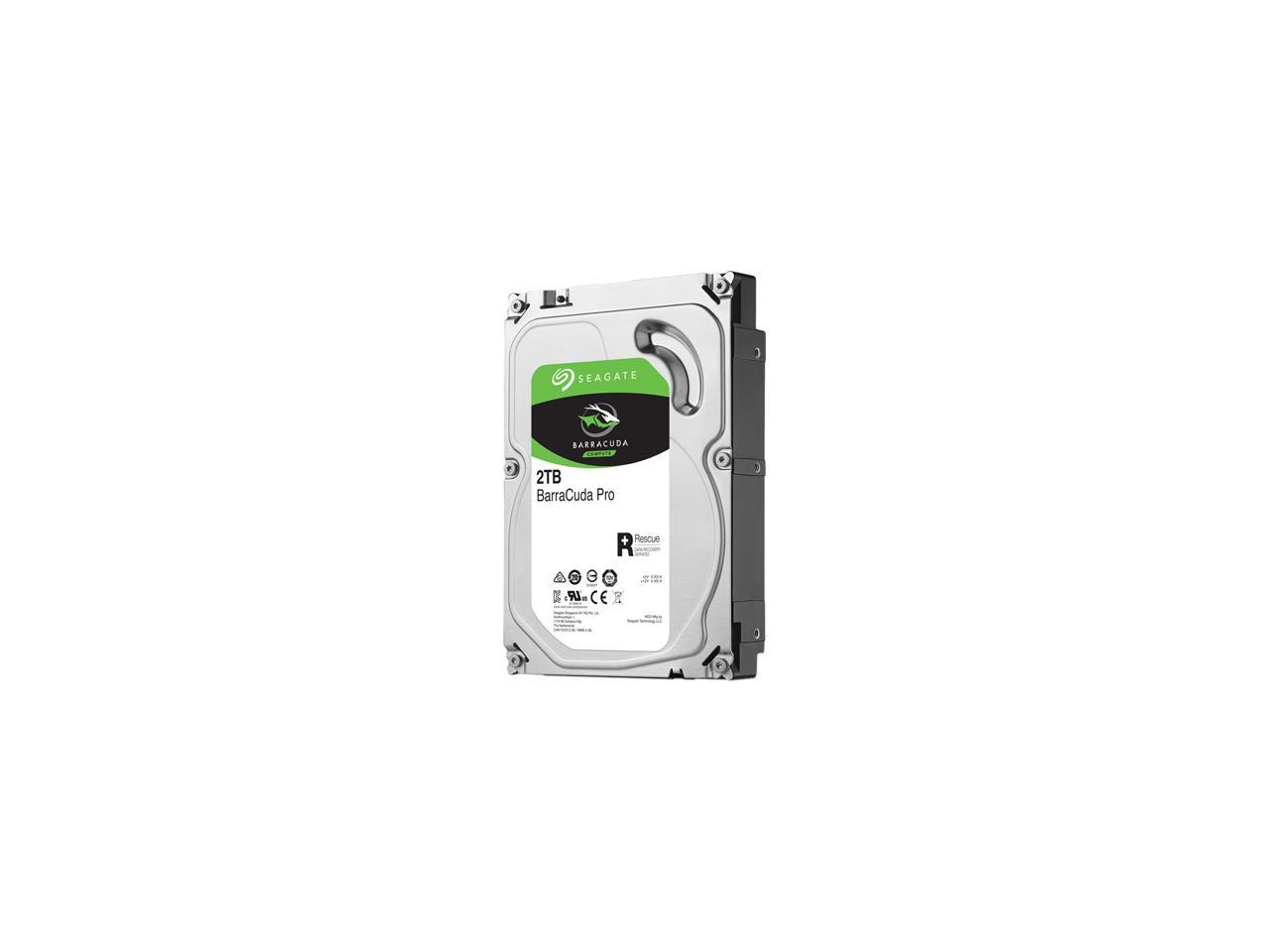 Seagate BarraCuda Pro ST2000DM009 2TB 7200 RPM 128MB Cache SATA 6.0Gb/s 3.5" Hard Drive Bare Drive