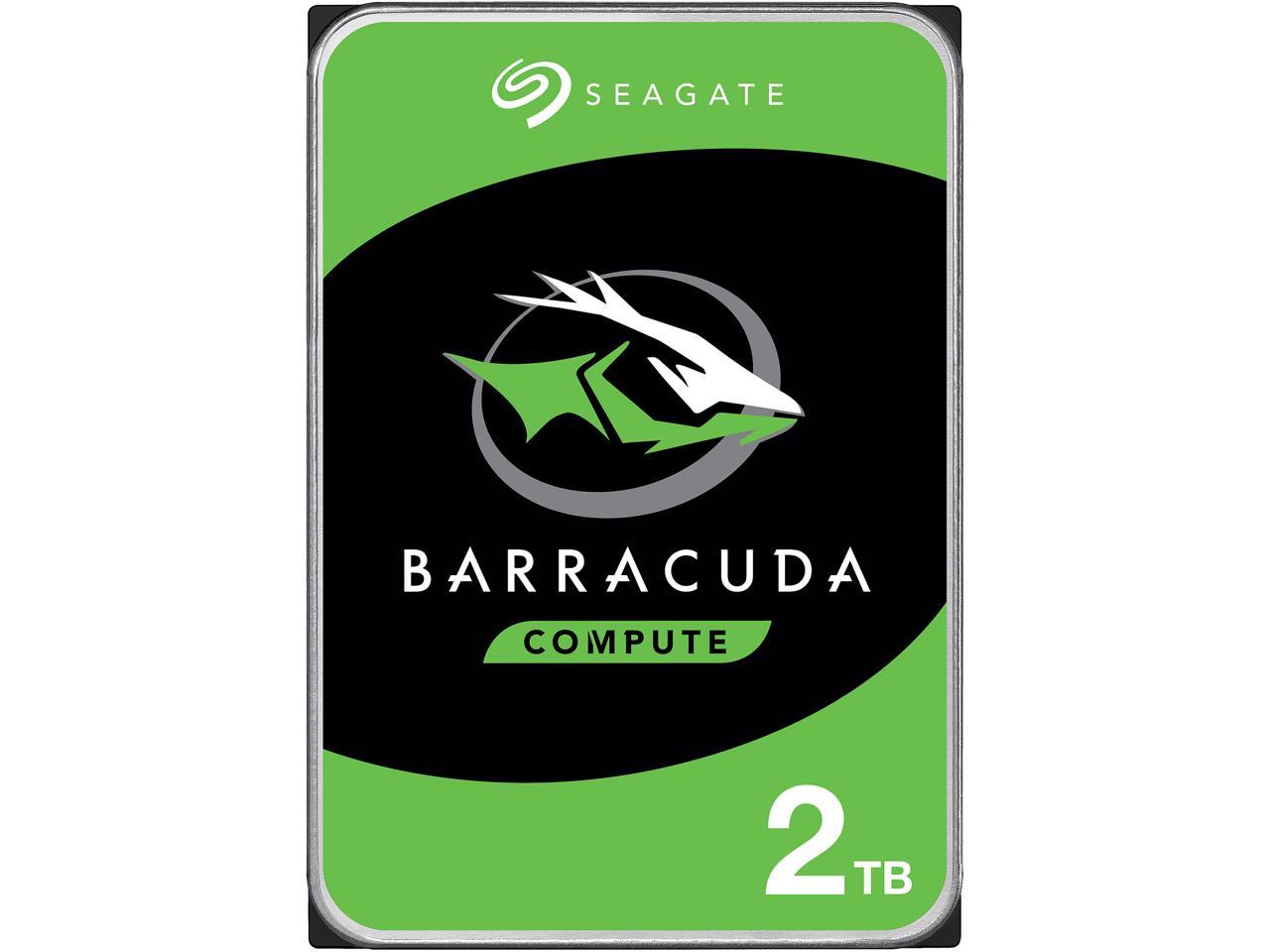 Seagate BarraCuda ST2000DM008 2TB 7200 RPM 256MB Cache SATA 6.0Gb/s 3.5" Hard Drive Bare Drive