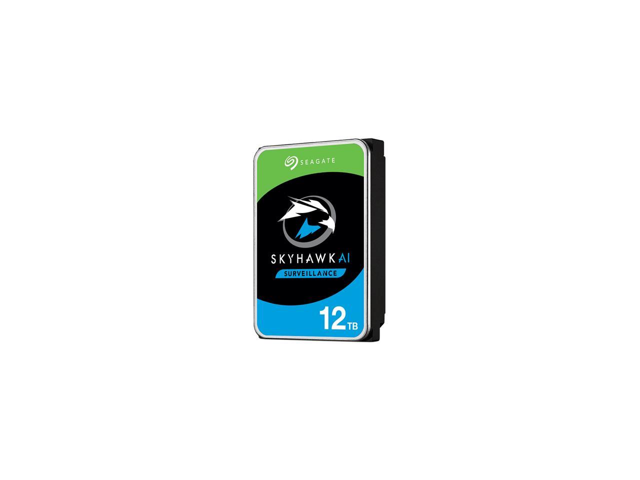 Seagate SkyHawk AI ST12000VE001 12TB 7200 RPM 256MB Cache SATA 6.0Gb/s 3.5" Internal Hard Drive Bare Drive