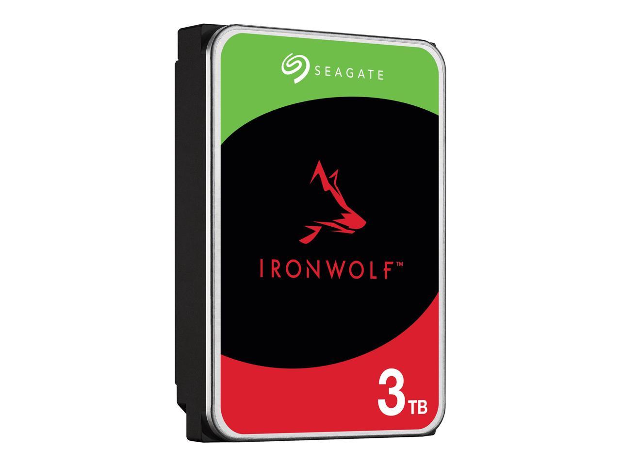 Seagate IronWolf ST3000VN006 3TB 5400 RPM 256MB Cache SATA 6.0Gb/s 3.5" Internal Hard Drive