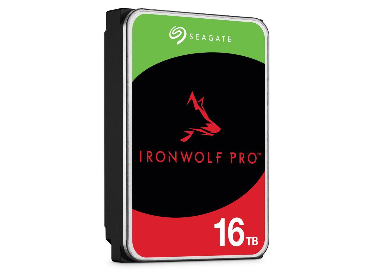 Seagate IronWolf Pro ST16000NT001 16TB 7200 RPM 256MB Cache SATA 6.0Gb/s 3.5" Internal Hard Drive