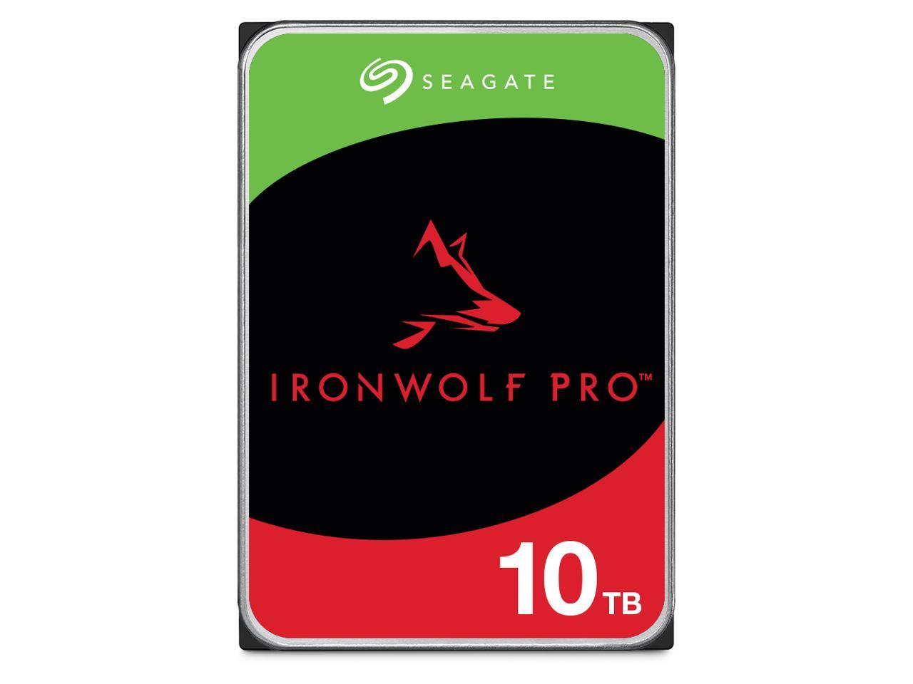 Seagate IronWolf Pro ST10000NT001 10TB 7200 RPM 256MB Cache SATA 6.0Gb/s 3.5" Internal Hard Drive