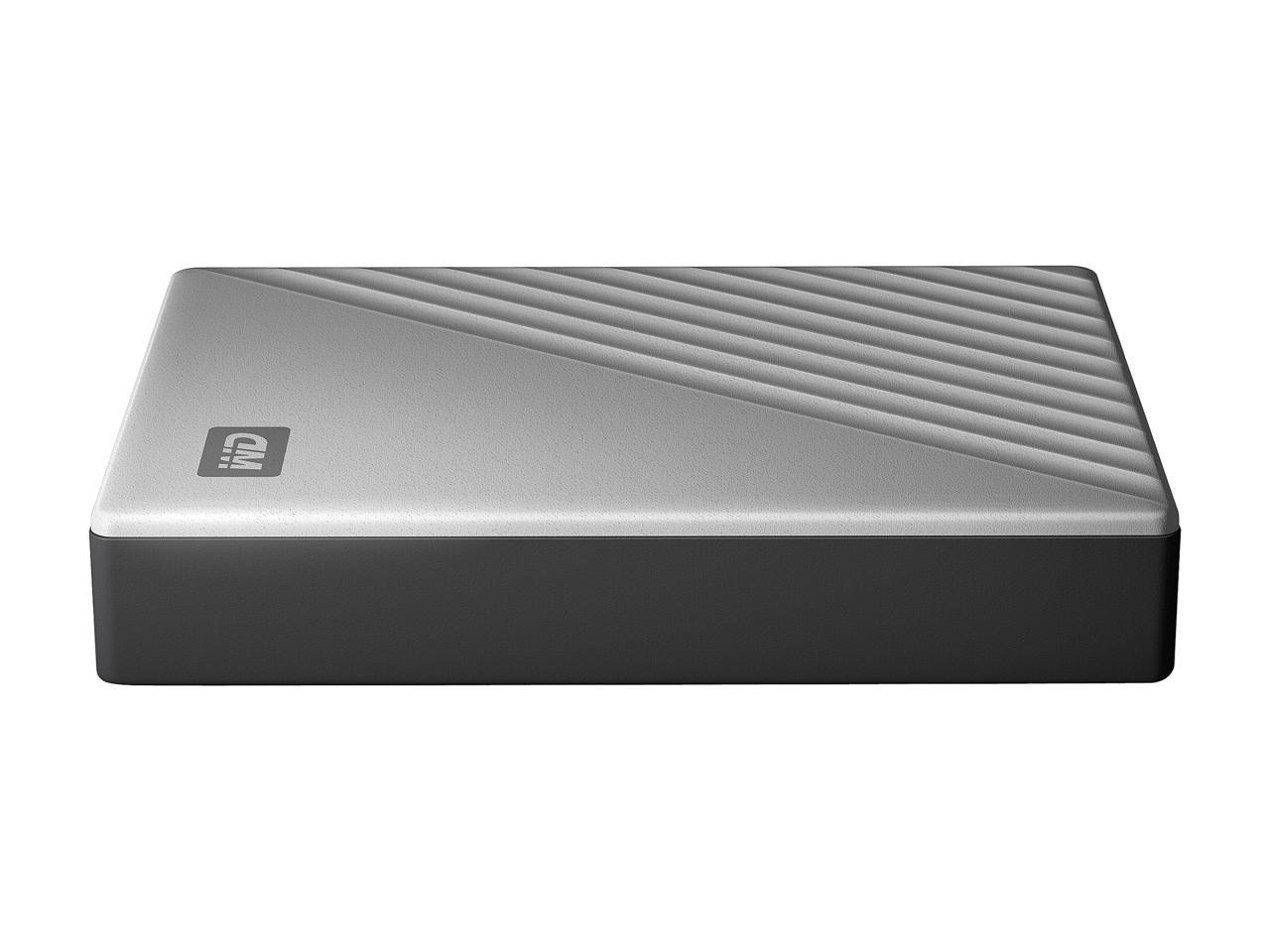 WD 4TB Silver My Passport Ultra Portable Storage External Hard Drive USB-C for PC/Windows (WDBFTM0040BSL-WESN)