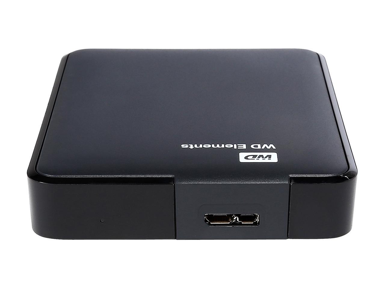 WD 2TB Elements Portable Hard Drive USB 3.0 Model WDBU6Y0020BBK-EESN Black