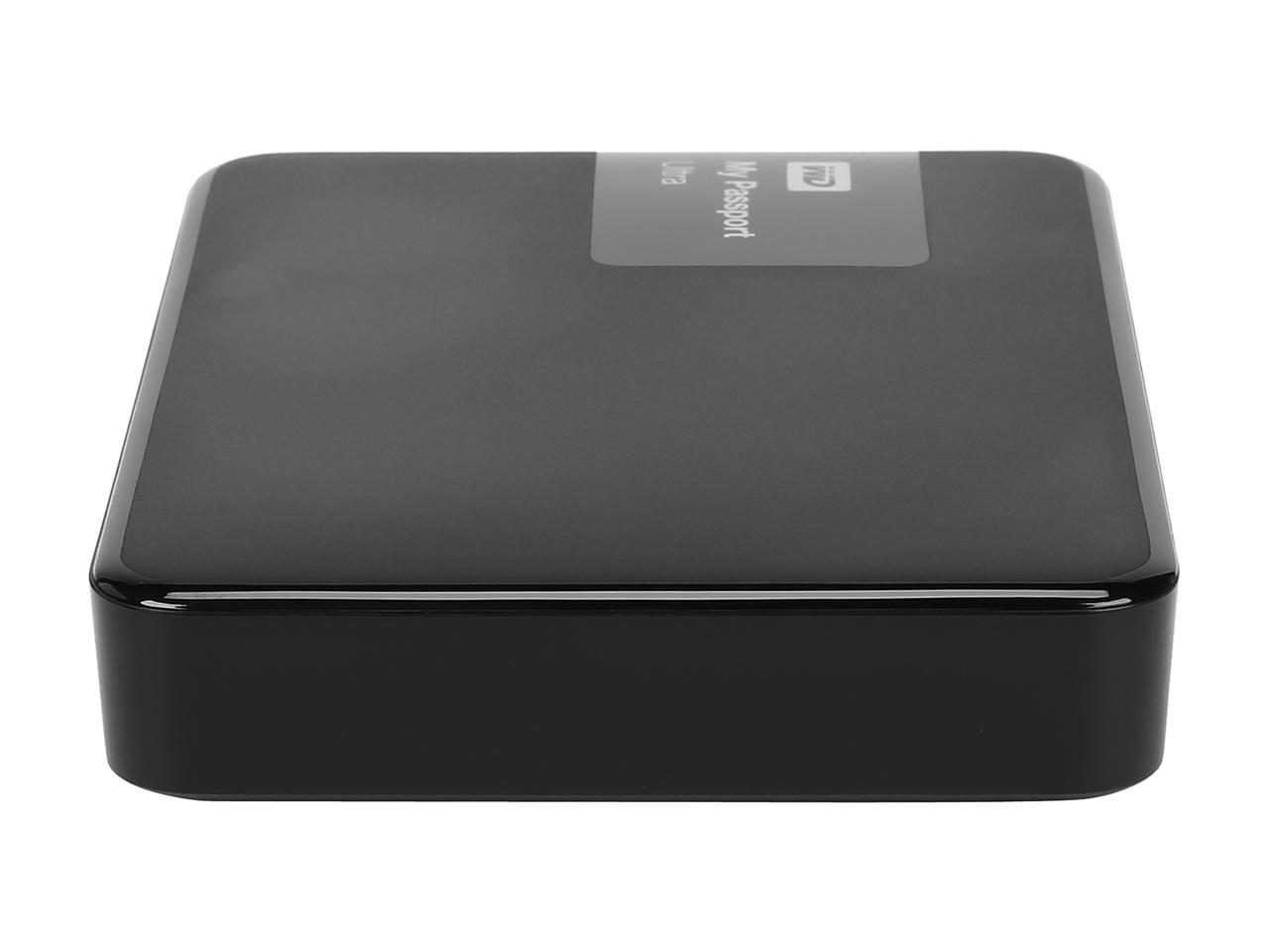WD 3TB Black My Passport Ultra Portable External Hard Drive - USB 3.0 - WDBBKD0030BBK-NESN