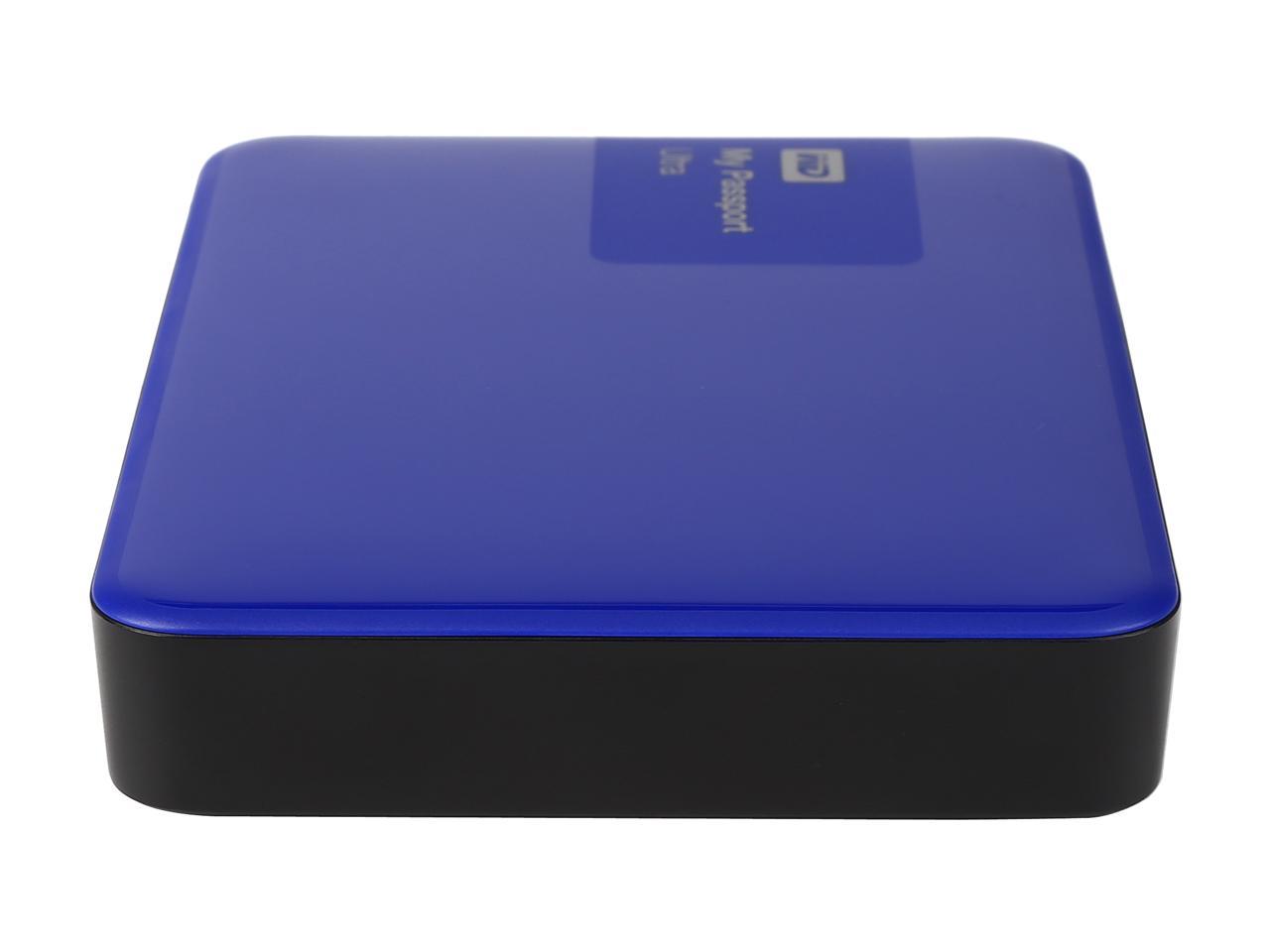 WD 3TB Blue My Passport Ultra Portable External Hard Drive - USB 3.0 - WDBBKD0030BBL-NESN