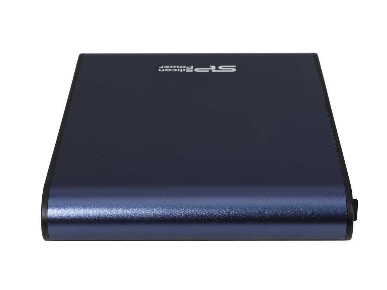 Silicon Power 2TB Armor A80 Portable Hard Drive USB 3.0 Model SP020TBPHDA80S3B Blue