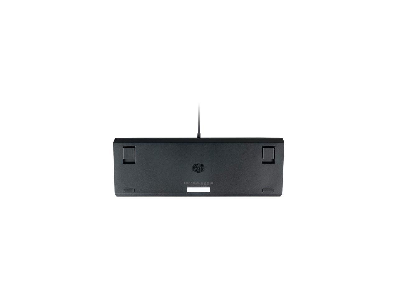Cooler Master CK530 Tenkeyless Gaming Mechanical Keyboard with Red Switches, RGB Backlighting, On-the-Fly Controls, and Aluminum Top Plate