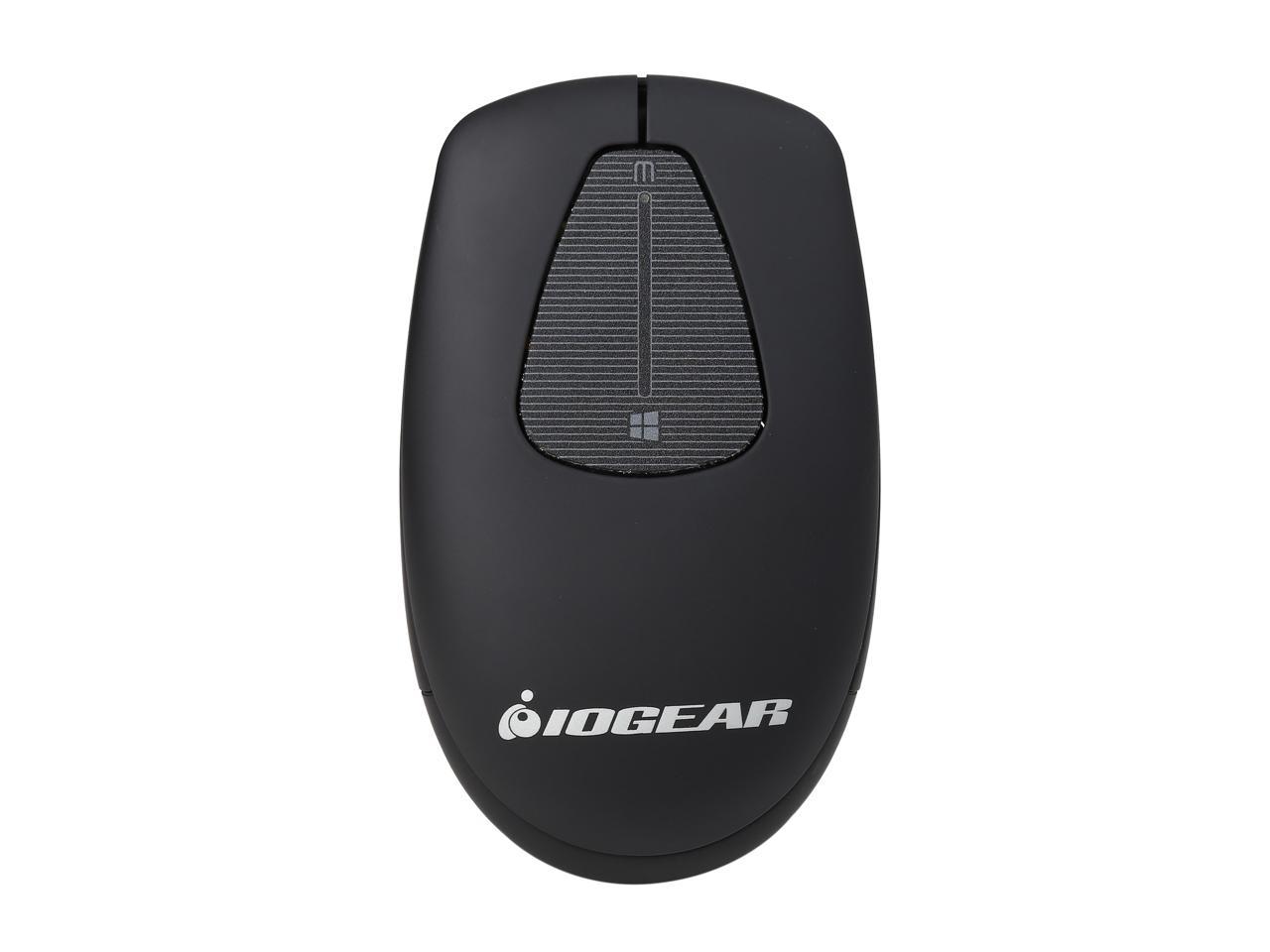 IOGEAR Tacturus RF Desktop GKM558R Black USB 2.0 Wireless Slim Keyboard and Touch Mouse Combo