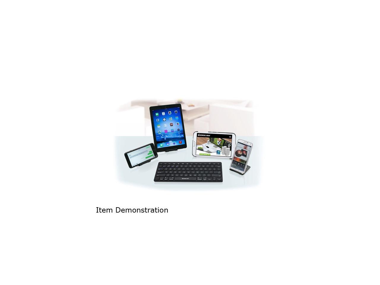 IOGEAR GKB632B Black Bluetooth Wireless Slim Keyboard