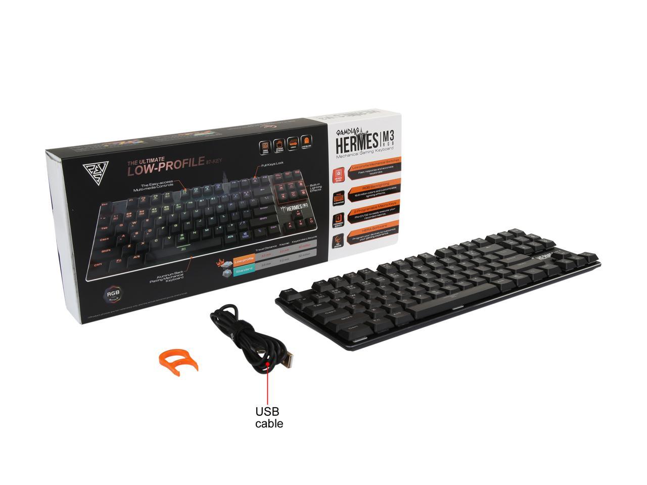 Gamdias Hermes M3 RGB Mechanical Gaming Keyboard with Blue Switches