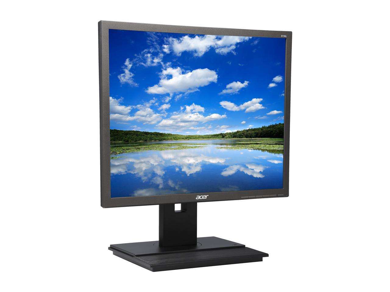 Acer B196L Dark Gray 19" 5ms LED Backlight LCD Monitor 250 cd/m2 100,000,000:1 Built-in Speakers