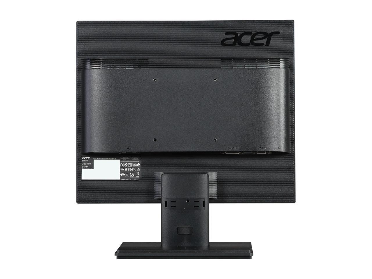 Acer V176L bd 17" SXGA 1280 x 1024 75Hz VGA DVI Backlit LED LCD Monitor