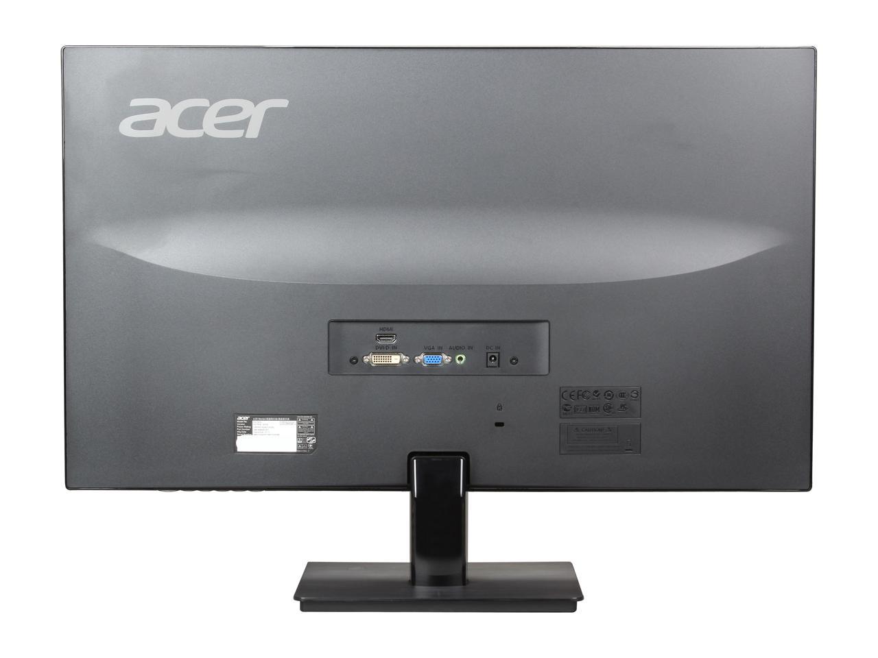 Acer H6 H276HLbmid Black 27" 5ms HDMI IPS panel Widescreen LED Backlight Monitor 250 cd/m2 1,000:1