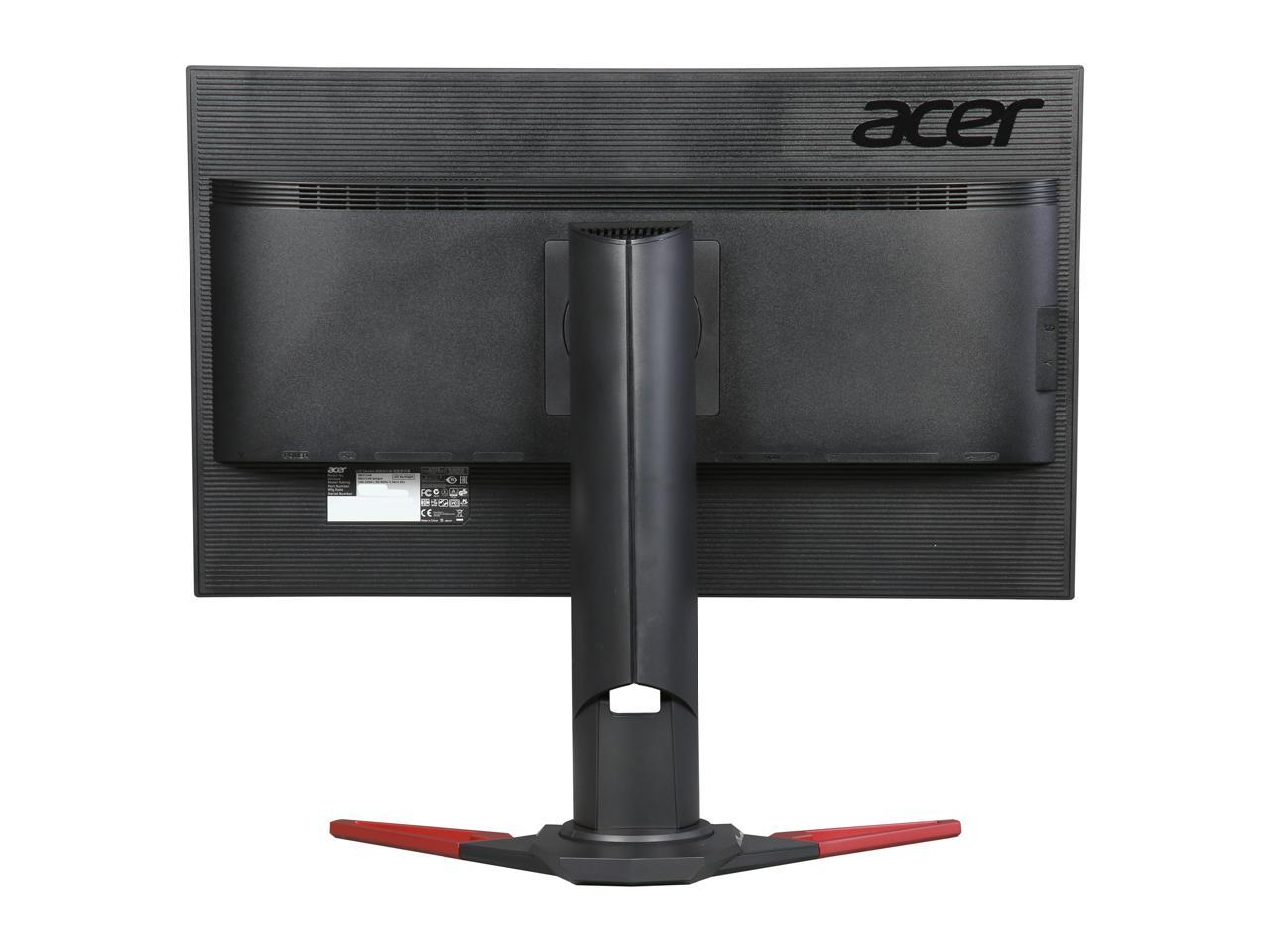Acer Predator XB1 XB271HK bmiprz 27" 4K UHD IPS NVIDIA G-Sync Black/Red Gaming Monitor, 3840 x 2160 (4K), 100% sRGB Color Accuracy, Tilt / Swivel / Pivot / Height Adjustable, Build in Speakers