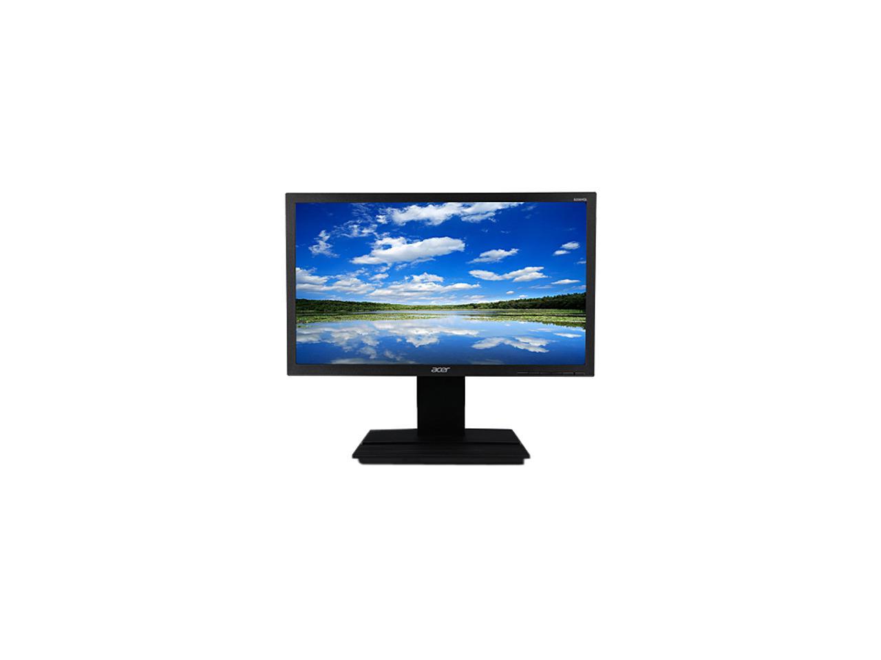 Acer B206HQL Full HD 1920 x 1080 60Hz DVI VGA Built-in Speakers Tilt Vertical Alignment Panel Technology Backlit LED Monitor