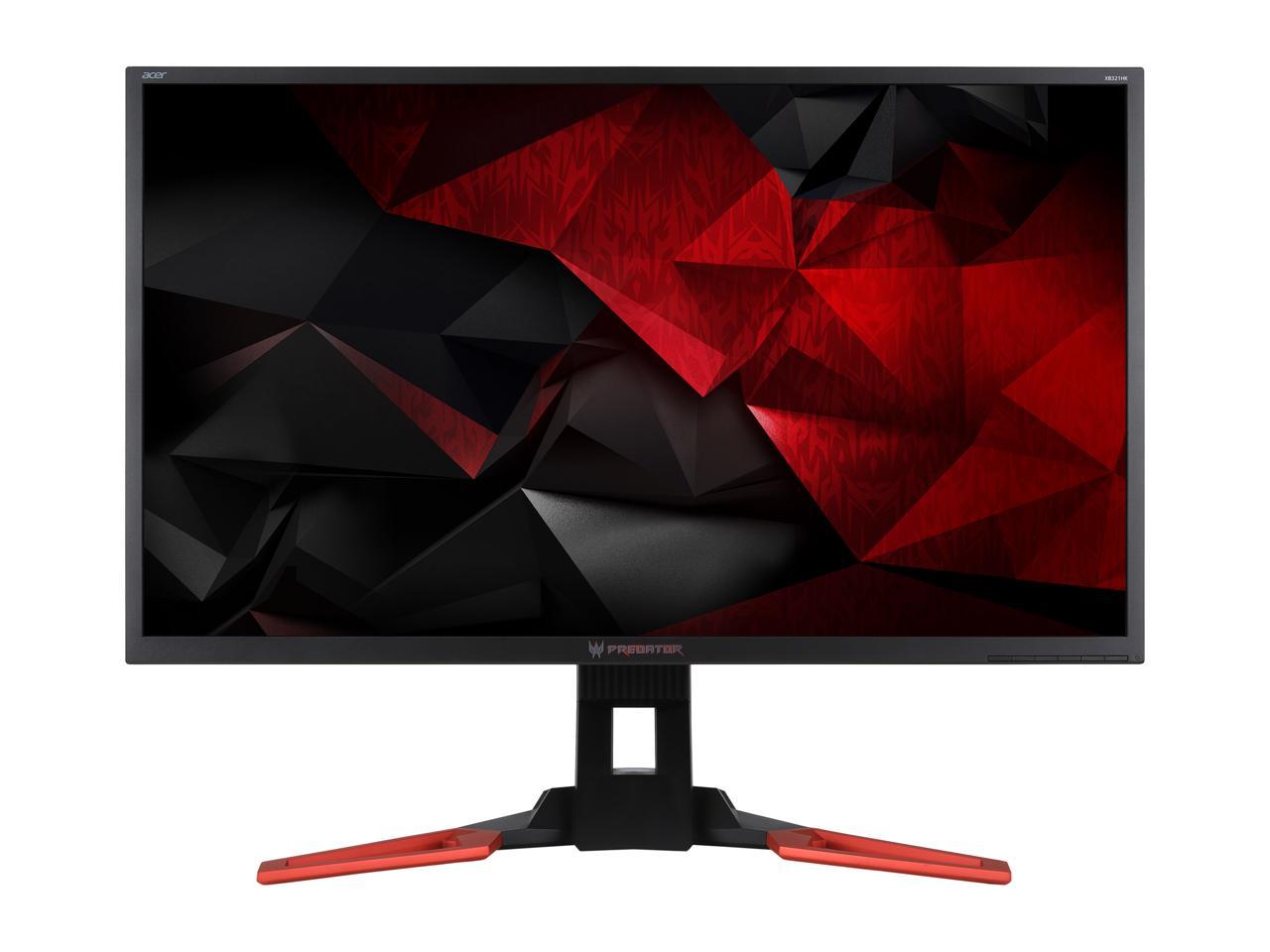 Acer Predator XB1 XB321HK BMIPHZ 32" Ultra HD 3840 x 2160 4K Resolution 60Hz 4ms HDMI DisplayPort NVIDIA G-SYNC Technology Built-in Speakers Backlit LED IPS Gaming Monitor