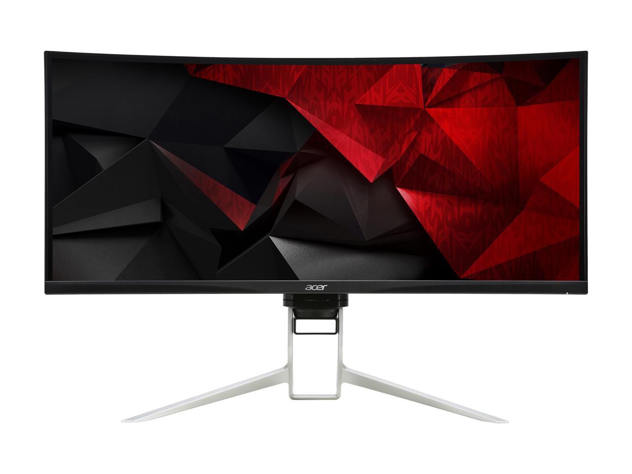 Acer XR382CQK bmijqphuzx UM.TX2AA.002 38" (Actual size 37.5") UW-QHD+ 3840 x 1600 1ms (MPRT) 75 Hz HDMI, DisplayPort, USB AMD FreeSync Built-in Speakers Curved Gaming Monitors